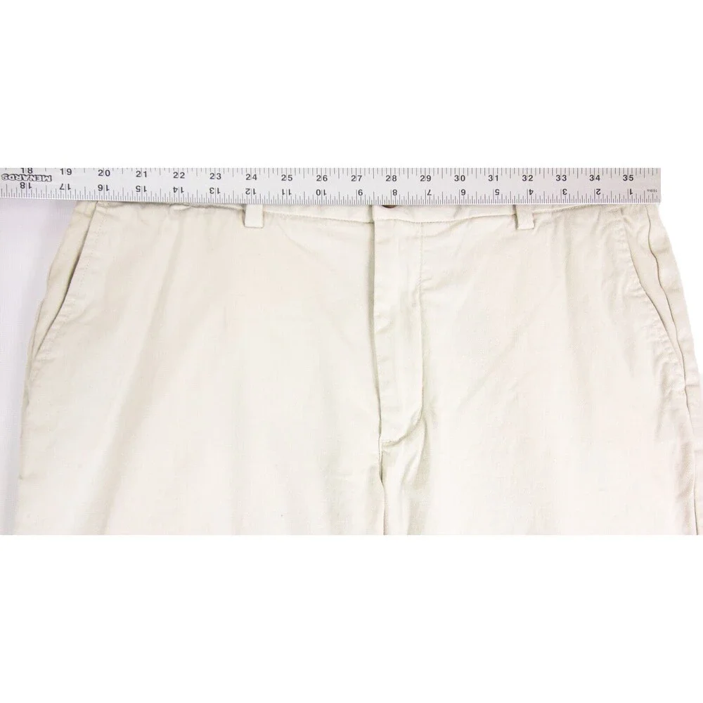 Vineyard Vines Men's Size W34 X L34 Khaki Tan Flat Front Straight Leg Pants